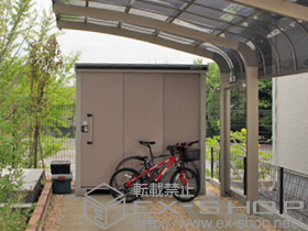 の物置・屋外倉庫 エルモ 一般型(LMD-2215MR) 施工例