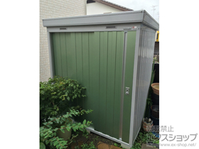 の物置・屋外倉庫 ネクスタ 一般型 1790×1370×2020( NXN-25S OG )＋雨とい 施工例