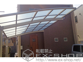 のカーポート カーブポートシグマIII 積雪〜20cm対応 施工例