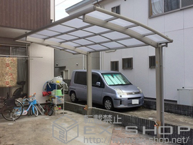 のカーポート プレシオスポート 積雪〜20cm対応 施工例