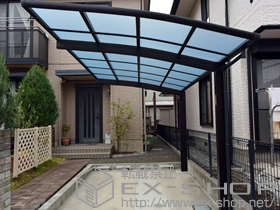 のカーポート レイナポートグラン　積雪〜20cm対応＋屋根ふき材補強部品 施工例