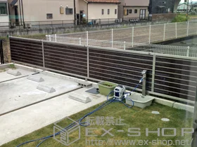 YKKAP�̃t�F���X�E��E�� ���V�A�X�t�F���XF02�^ ���ډB�� �ؒ��J���[ ���R���{�H �{�H��