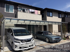 のカーポート エフルージュ トリプル 積雪〜20cm対応 施工例