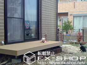 のウッドデッキ レストステージ 幕板納まり 施工例