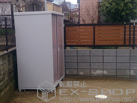 の物置・屋外倉庫 シンプリー 一般型( MJX-159EP ) 施工例