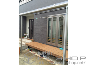 のテラス屋根 プレシオステラス R型 テラスタイプ 単体 積雪〜20cm対応 施工例