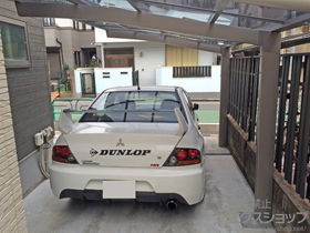 のカーポート カーブポートシグマIII 積雪〜20cm対応 施工例