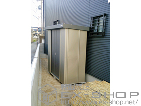 の物置・屋外倉庫 エスケーセブン SK7-50 一般型(SK7-50)＋棚板棚柱セット 施工例