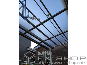 のバルコニー・ベランダ屋根 ライザーテラスII F型 屋根タイプ 単体 積雪〜20cm対応 施工例