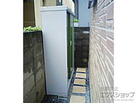 の物置・屋外倉庫 シンプリー 一般型 1320×410×1603(MJX-134DP LG) 施工例