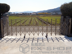 のカーゲート トリップゲート RB型 ノンレール 片開き 44S 施工例