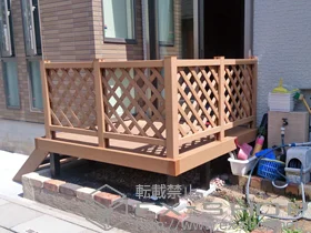 YKKAP�̃E�b�h�f�b�L ���E�b�h�f�b�L 200�{���E�b�h�f�b�L�t�F���X2�^�����`�X�i�q���{���E�b�h�X�e�b�v5�^ H�^�C�v�i3�i�j �{�H��