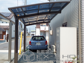 のカーポート カーブポートシグマIII 積雪〜20cm対応 施工例