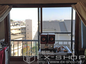 の二重窓（内窓） インプラス(ダストバリア)引き違い窓2枚建 施工例