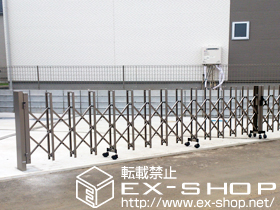 のカーゲート トリップゲート RB型 ノンレール 両開き　82W(41S+41M) 施工例