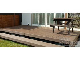 のウッドデッキ リウッドデッキ 200＋段床 1段(正面タイプ) 施工例