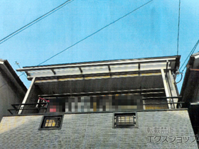 のバルコニー・ベランダ屋根 ライザーテラスII R型 屋根タイプ 単体 積雪〜20cm対応 施工例