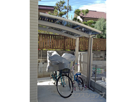 のサイクルポート・駐輪場 プレシオスポート ミニ 積雪〜20cm対応 施工例