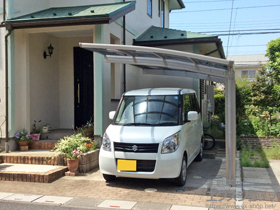 のカーポート プレシオスポート 積雪〜20cm対応 施工例