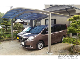 のカーポート プレシオスポート ワイド 積雪〜20cm対応 施工例