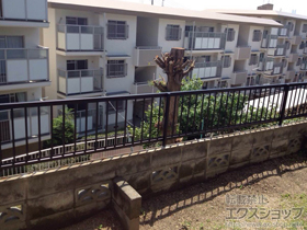 のフェンス・柵 ハイサモア フリーポールタイプ 施工例