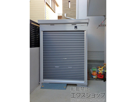 の倉庫・ガレージ バイク保管庫 床付タイプ 一般型 ハイルーフバイク保管庫 床付タイプ 一般型 ハイルーフ） 施工例