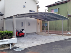 のカーポート レイナトリプルポートグラン　積雪〜20cm対応 施工例