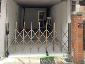 のカーポート トリップゲート RA型 ノンレール 片開き 24S 施工例