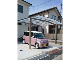 のカーポート アーキフィット　M合掌 積雪〜20cm対応 施工例