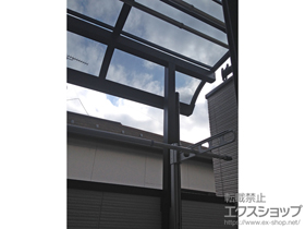 のバルコニー・ベランダ屋根 ライザーテラスII R型 屋根タイプ 単体 積雪〜20cm対応 施工例