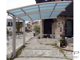 のカーポート レイナポートグラン　積雪〜20cm対応＋屋根ふき材補強部品 1セット 施工例