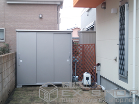 の物置・屋外倉庫 エスモ 一般型(ESD-1909AGL) 施工例