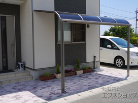 のテラス屋根 ライザーテラスII R型 1500 テラスタイプ 単体 積雪〜50cm対応 施工例