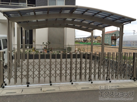 のカーポート レグナスポートシグマIII 3000 ワイド 積雪〜100cm対応 施工例