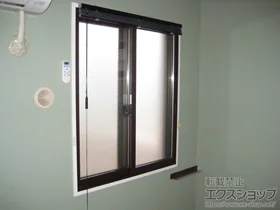 LIXIL リクシル(トステム)の内窓（二重窓・二重サッシ） インプラス(ダストバリア)引き違い窓2枚建て 施工例