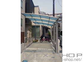 のカーポート レイナポートグラン 延長 積雪〜20cm対応＋着脱式サポート 標準・ハイルーフ兼用 施工例