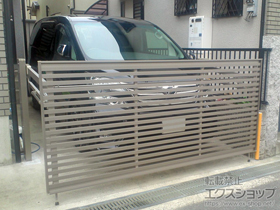 のカーゲート オーバードアS3型 手動式 施工例