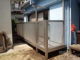 バルコニー By X型 千本格子 単体 屋根置き式の施工例一覧 バルコニーならエクスショップ バルコニー By X型 千本格子 単体 屋根置き式の施工例一覧 バルコニーならエクスショップ