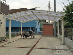 のカーポート レイナツインポートグラン 積雪〜20cm対応 施工例