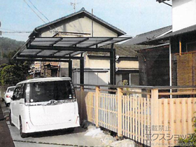 のカーポート マイリッシュ 前下がり 延長 積雪〜20cm対応 施工例