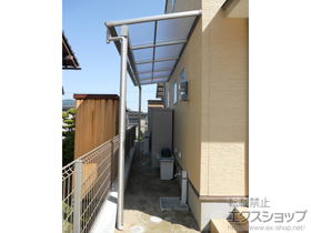 のテラス屋根 ヴェクターテラス F型 テラスタイプ 単体 積雪〜20cm対応 施工例