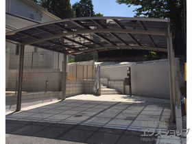 のカーポート カーブポートシグマIII ワイド 積雪〜20cm対応 施工例