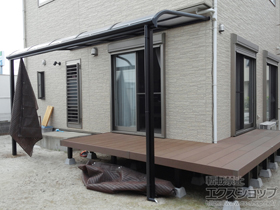 のテラス屋根 ヴェクターテラス R型 テラスタイプ 単体 積雪〜20cm対応 施工例