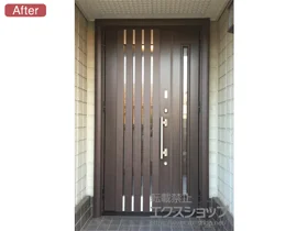 LIXIL ���N�V��(�g�X�e��)�̌��փh�A ���V�F���g K4�d�l22�e�q�d�lL(�����}��) 700�^ ���ȈՃ^�b�`�L�[�d�l(�u���[) �{�H��