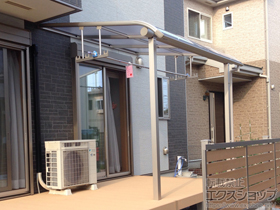 のテラス屋根 プレシオステラス R型 テラスタイプ 単体 積雪〜20cm対応 施工例