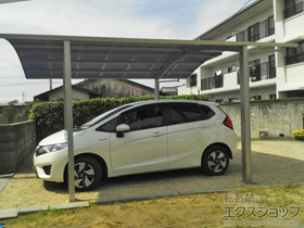 のカーポート プレシオスポート ワイド 積雪〜20cm対応 施工例