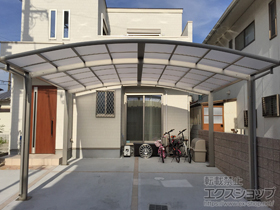 のカーポート プレシオスポート ワイド 積雪〜20cm対応 施工例