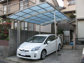 のカーポート レイナポートグラン　積雪〜20cm対応＋着脱式サポート 施工例
