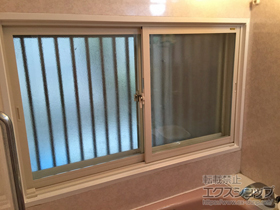 の二重窓（内窓） インプラス ダストバリア仕様 引違い窓(浴室仕様) ユニットバス納まり 2枚建 施工例