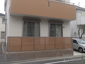 のフェンス・柵 セレビューフェンス RP3型 自在柱式 施工例